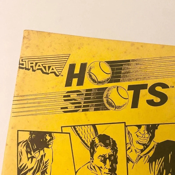 Vintage 1990 Hot Shots Tennis Strata Instruction Arcade Game Manual - Picture 2 of 16